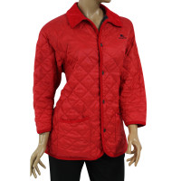 Burberry Red quilted jacket