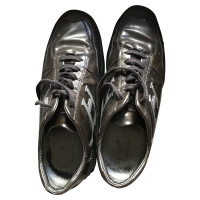 Hogan Sneakers aus Leder in Grau