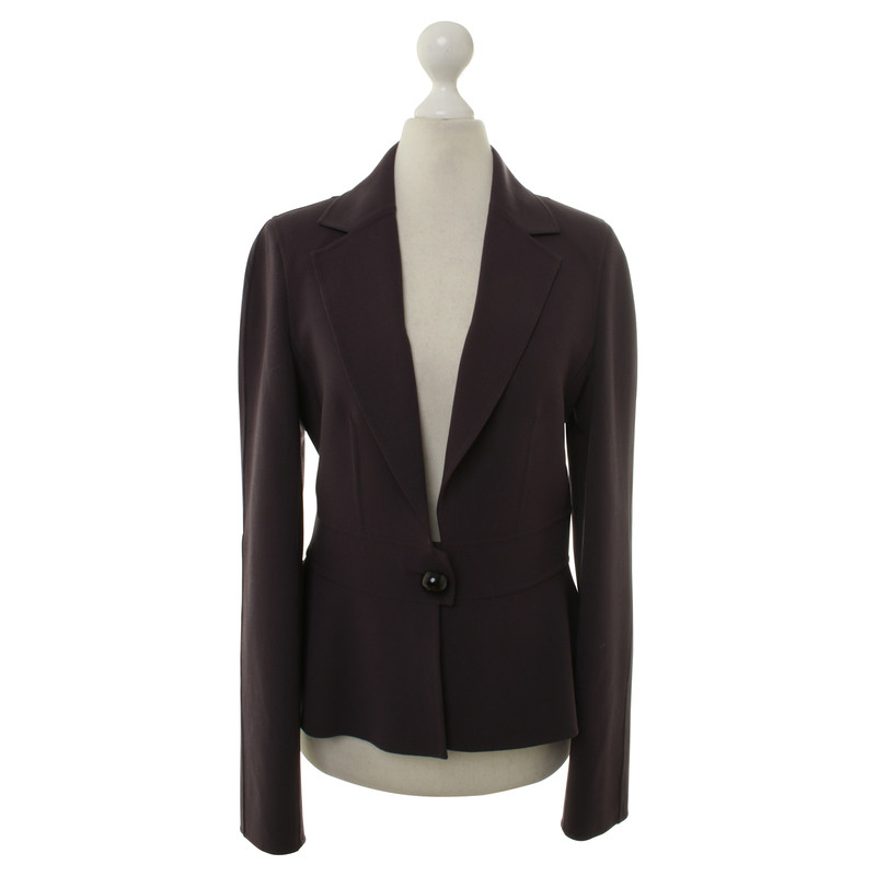 Céline Blazer in aubergine