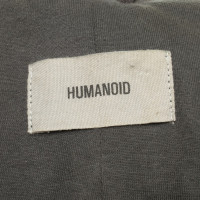 Humanoid Veste en cuir en gris