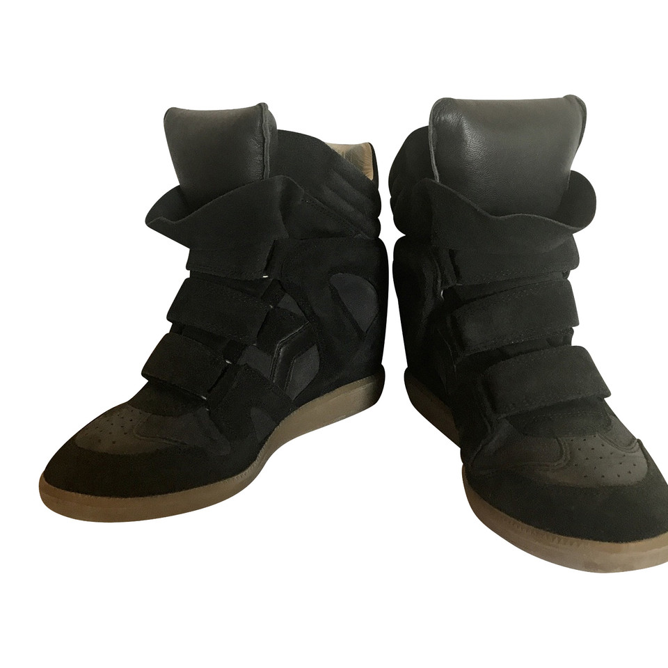 Isabel Marant Bekett Sneaker aus Leder in Schwarz