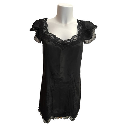 Juicy Couture Kleid aus Seide in Schwarz