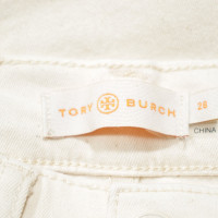 Tory Burch Jeans in Cotone in Beige