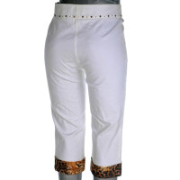 Blumarine pantalons Capri avec imprimé animal