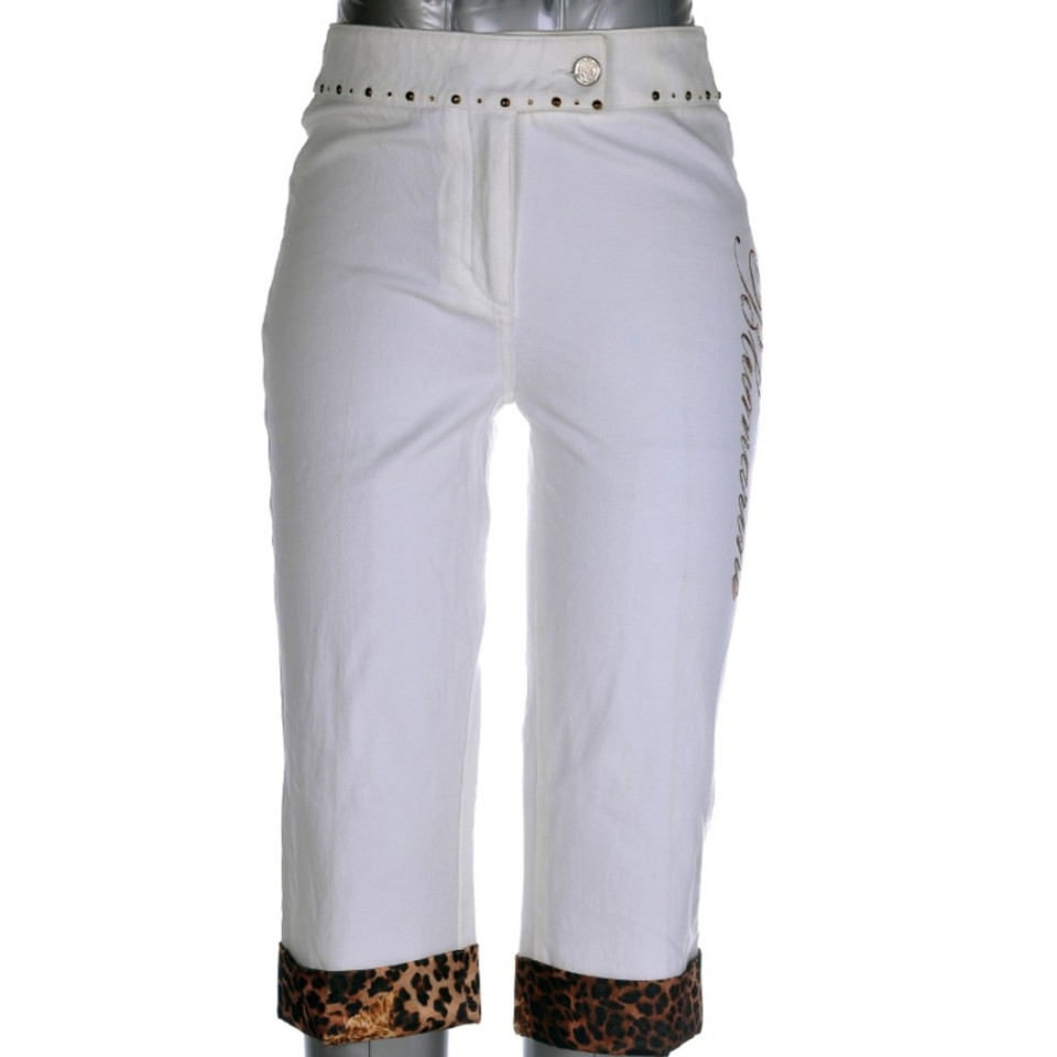 Blumarine pantalons Capri avec imprimé animal