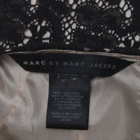 Marc Jacobs Spitzenkleid in Schwarz