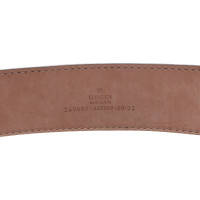 Gucci Gürtel aus Leder in Schwarz