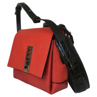 Proenza Schouler Handtasche aus Leder in Rot