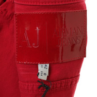 Armani Jeans Denim jasje in het rood