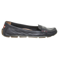 Bally Black penny loafers