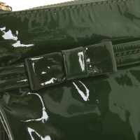 Schumacher Clutch Bag Patent leather in Green