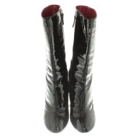 Marc Jacobs Bottes avec gaufrage reptile