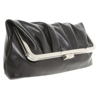 Max & Co Clutch Bag Leather in Black