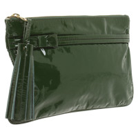 Schumacher Clutch Bag Patent leather in Green