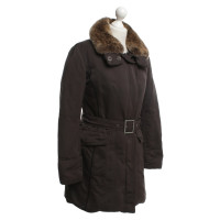 Peuterey cappotto invernale con bordo in pelliccia