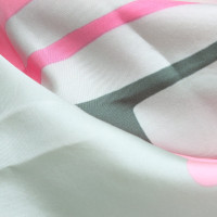 Christian Dior Sciarpa di seta con stampa logo
