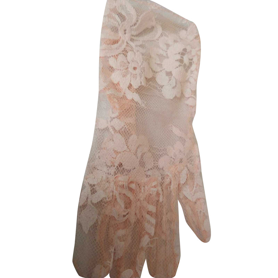 Dolce & Gabbana Handschuhe aus Baumwolle in Rosa / Pink