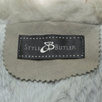 Style Butler Vest gemaakt van konijnenbont