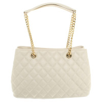 Moschino Love Handbag in cream white