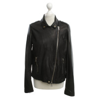 Set Leather jacket in black
