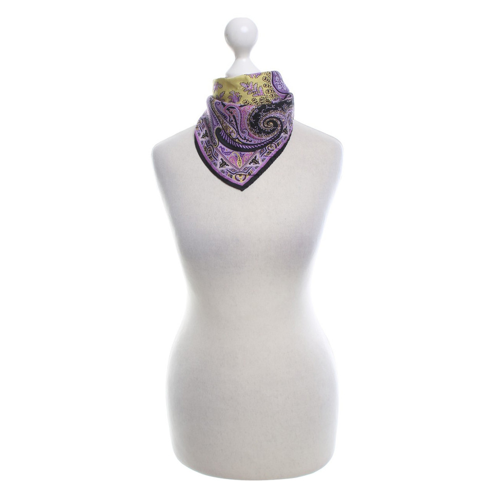 Etro Silk scarf with pattern