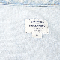 Citizens Of Humanity Veste en jean à l'aspect usé