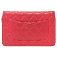 Chanel Classic Flap Bag New Mini Leather in Fuchsia