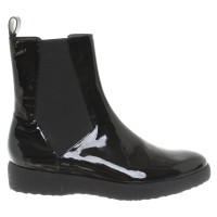 Robert Clergerie Patent leather Chelsea boots