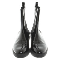 Robert Clergerie Patent leather Chelsea boots