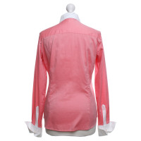 Van Laack Blouse in rood / wit