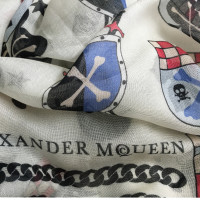 Alexander McQueen Serviette avec le crâne motif