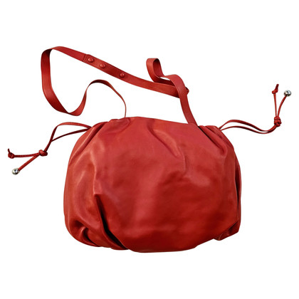 Bottega Veneta Pouch Leather in Red