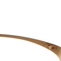 Chanel lunettes de soleil de couleur or