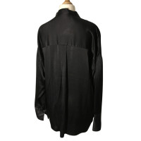Van Laack Zijden blouse in zwart