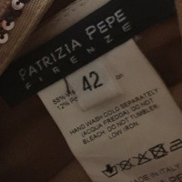 Patrizia Pepe Goudkleurige jurk met pailletten