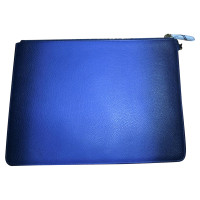 Diane Von Furstenberg Leather clutch in blue