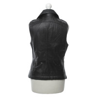 Oakwood Leather vest in black