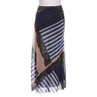 Jean Paul Gaultier top and skirt with pattern