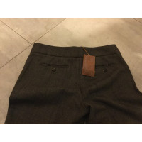 Etro Paire de Pantalon en Laine en Taupe