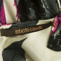 Roberto Cavalli Minikleid mit floralem Muster