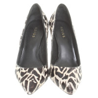 Reiss pumps with animal print