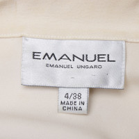 Emanuel Ungaro Zijden blouse in crème