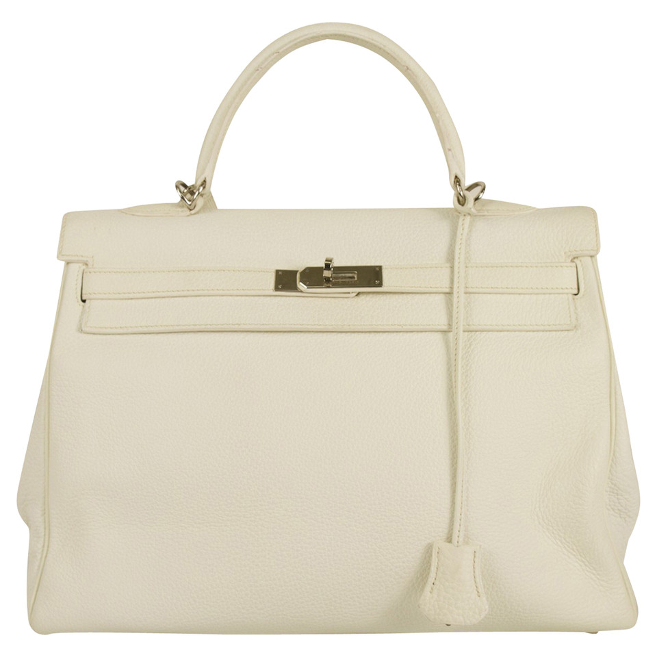 Hermès Kelly Bag 35 Leather in White