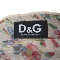 Dolce & Gabbana Bluse mit Blumenmuster