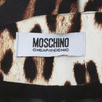 Moschino Jupe avec motif léopard