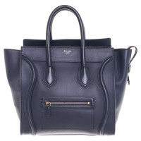 Céline Boston Bag in Pelle in Blu