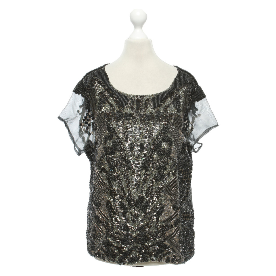 All Saints top with gemstones