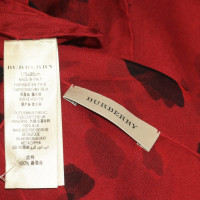 Burberry silk scarf with leopard pattern