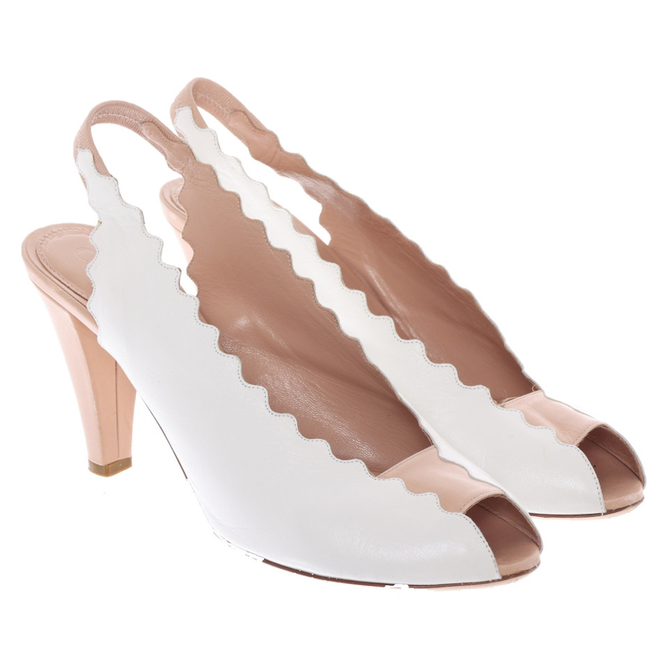 Chloé Pumps/Peeptoes Leather in White