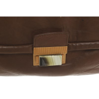 Lanvin Handtasche aus Leder in Braun